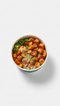 Harissa chicken power bowl with bold spice