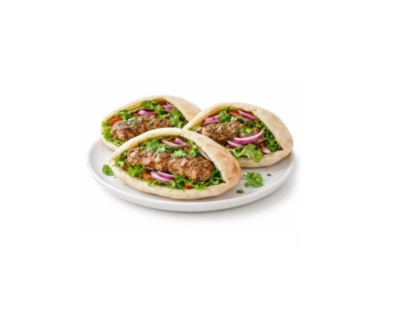 Mini Pita Chicken Seekh Kabab 3x