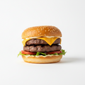 Beef Cheese Double Stack Burger