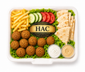 Double Falafel Platter – 12 Balls Feast! 🥙