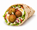 🌯💛 Protein-Packed Falafel Boiled Egg Wrap