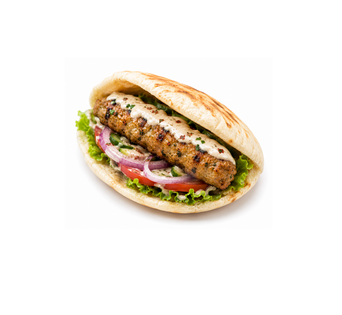 Seekh Kabab Mini Pita Bread