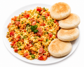 Shakshuka Platter with 4 Mini Pita Bread